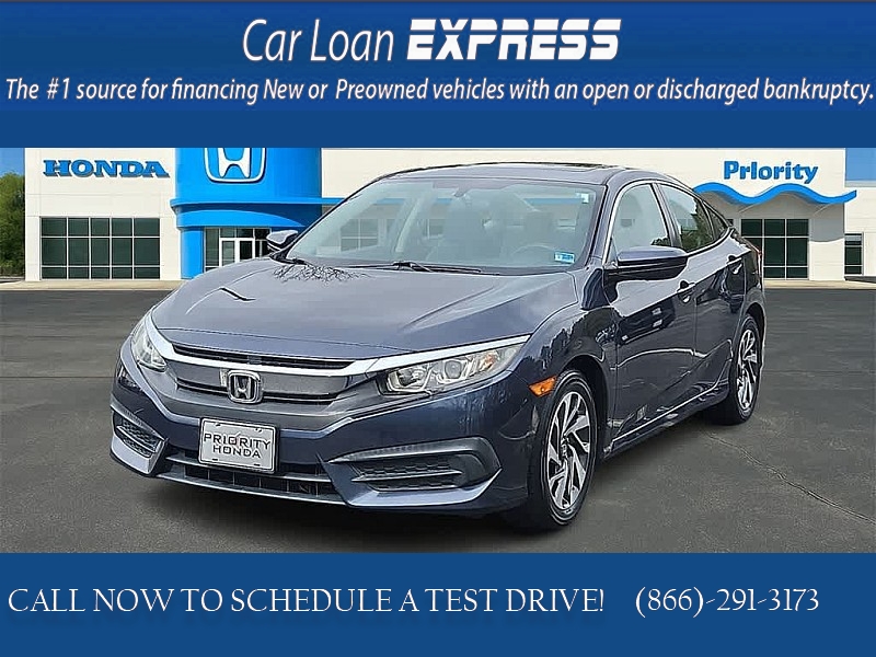 Used 2016  Honda Civic Sedan 4d EX at CarloanExpress&period;Com near Hampton&comma; VA