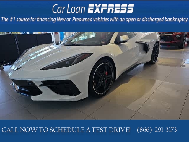 Used 2020  Chevrolet Corvette 2d Coupe Stingray w/3LT at CarloanExpress.Com near Hampton, VA