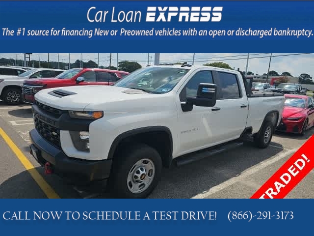 Used 2022  Chevrolet Silverado 2500HD 4WD Crew Cab 172" Work Truck at CarloanExpress.Com near Hampton, VA