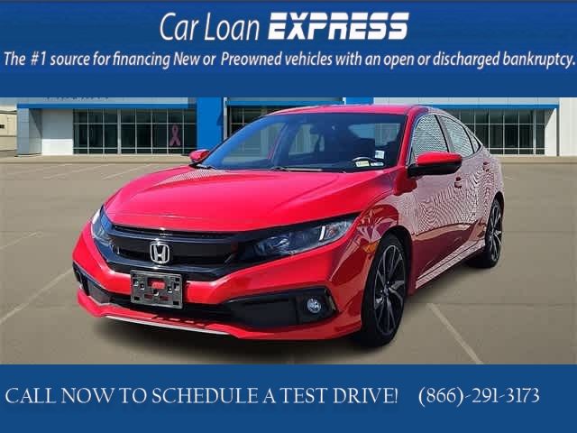 Used 2019  Honda Civic Sedan 4d Sport CVT at CarloanExpress.Com near Hampton, VA