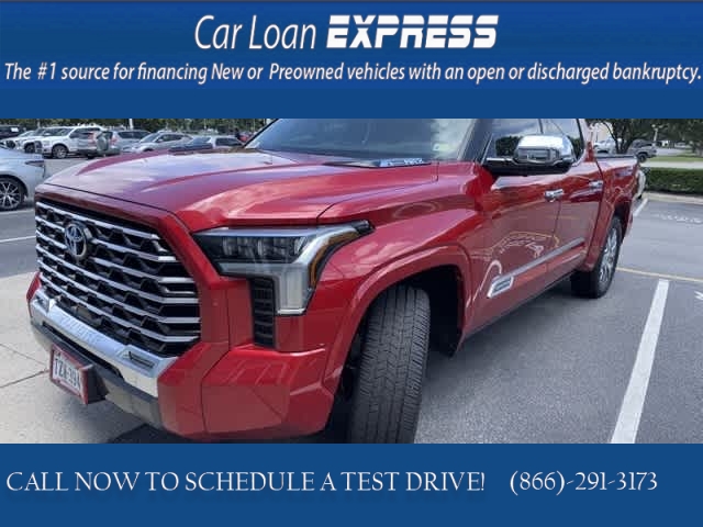 Used 2022  Toyota Tundra Hybrid 4WD Capstone CrewMax 5.5ft Bed at CarloanExpress.Com near Hampton, VA