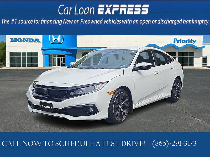 Used 2020  Honda Civic Sedan 4d Sport CVT at CarloanExpress&period;Com near Hampton&comma; VA