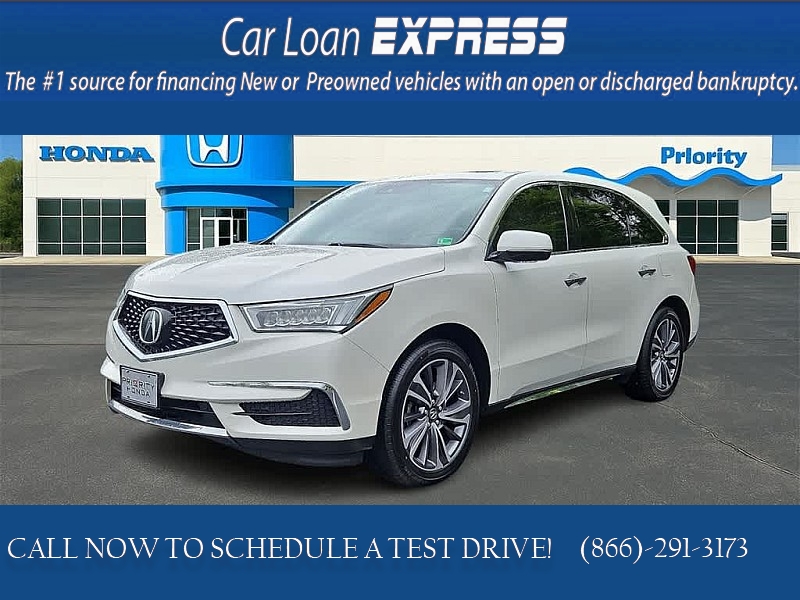 Used 2019  Acura MDX 4d SUV AWD Tech at CarloanExpress.Com near Hampton, VA