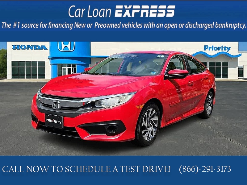 Used 2018  Honda Civic Sedan 4d EX w&sol;Honda Sensing at CarloanExpress&period;Com near Hampton&comma; VA