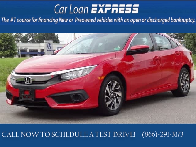 Used 2017  Honda Civic Sedan 4d EX w/Honda Sensing at CarloanExpress.Com near Hampton, VA