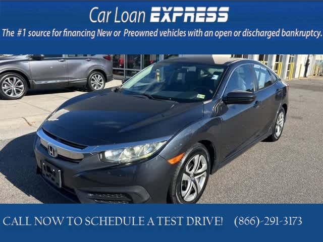 Used 2017  Honda Civic Sedan 4d LX CVT at CarloanExpress.Com near Hampton, VA