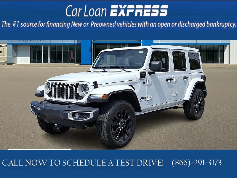 Used 2025  Jeep Wrangler 4xe Sahara 4x4 at CarloanExpress&period;Com near Hampton&comma; VA