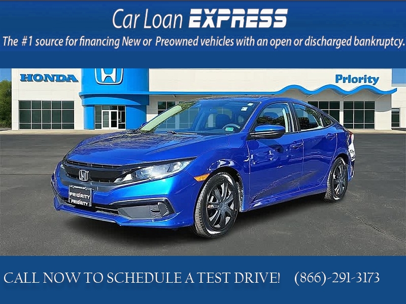 Used 2019  Honda Civic Sedan 4d LX CVT at CarloanExpress.Com near Hampton, VA