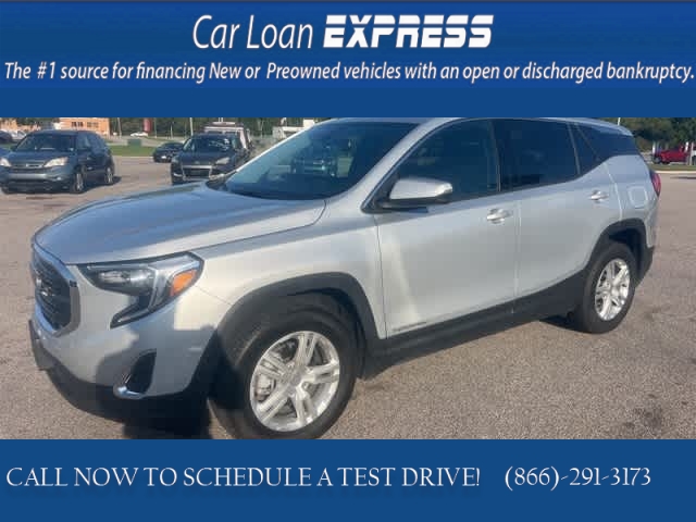 Used 2020  GMC Terrain 4d SUV FWD SLE 1.5L Turbo at CarloanExpress.Com near Hampton, VA