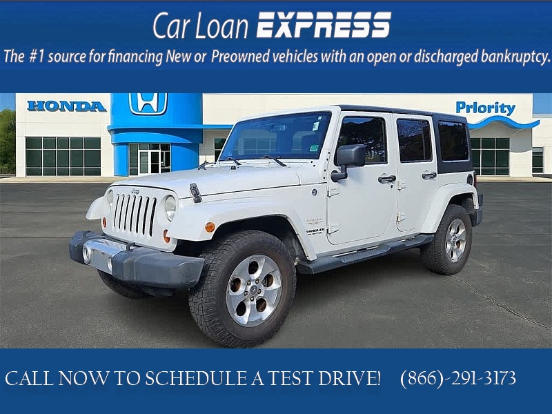 Used 2013  Jeep Wrangler Unlimited 4WD 4dr Sahara at CarloanExpress.Com near Hampton, VA