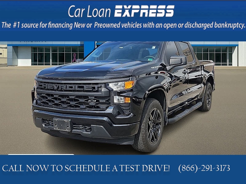 Used 2023  Chevrolet Silverado 1500 4WD Crew Cab 147" Custom at CarloanExpress&period;Com near Hampton&comma; VA