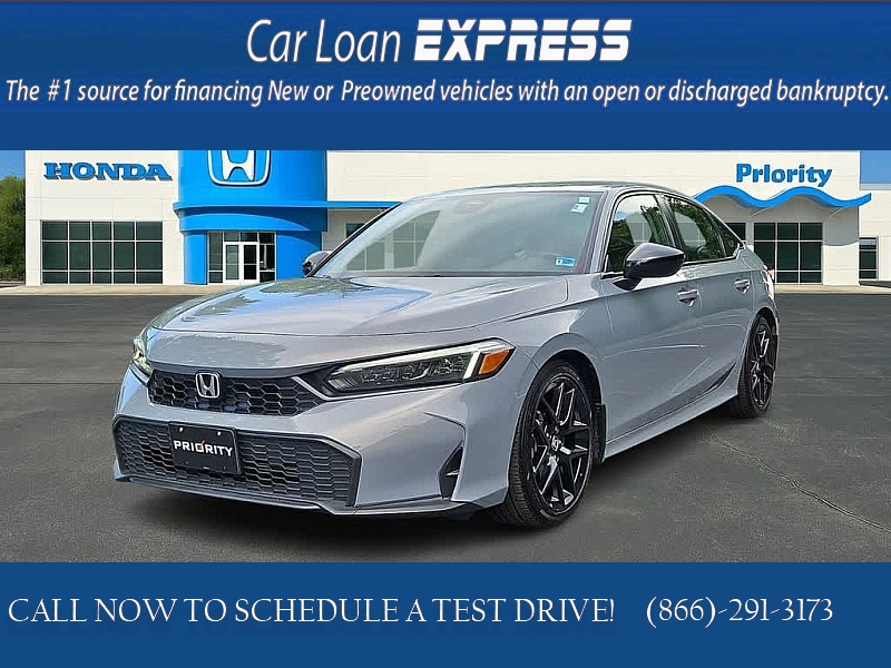 Used 2025  Honda Civic Sedan Sport CVT at CarloanExpress&period;Com near Hampton&comma; VA