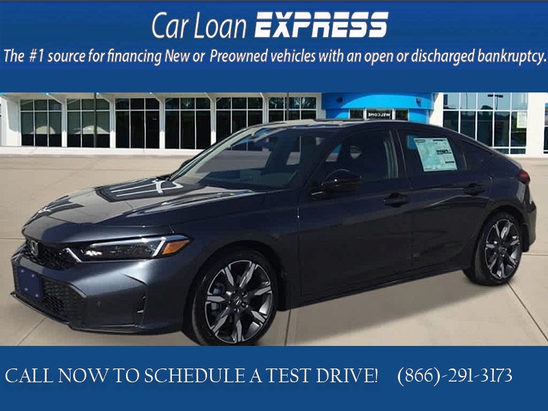 New 2025  Honda Civic Hatchback Hybrid Sport Touring CVT at CarloanExpress.Com near Hampton, VA