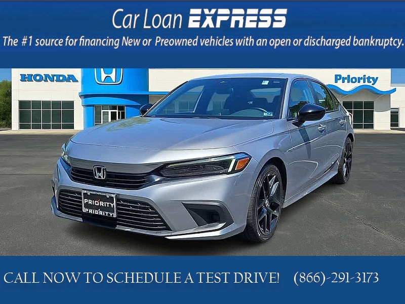 Used 2024  Honda Civic Sedan Sport CVT at CarloanExpress&period;Com near Hampton&comma; VA