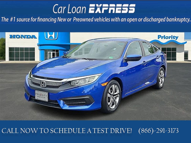 Used 2018  Honda Civic Sedan 4d LX CVT at CarloanExpress.Com near Hampton, VA