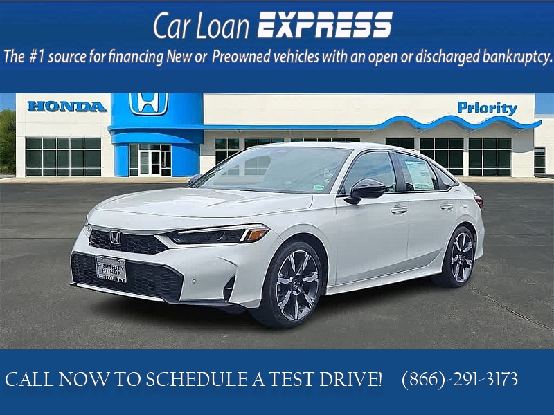 New 2025  Honda Civic Sedan Hybrid Sport Touring CVT at CarloanExpress.Com near Hampton, VA
