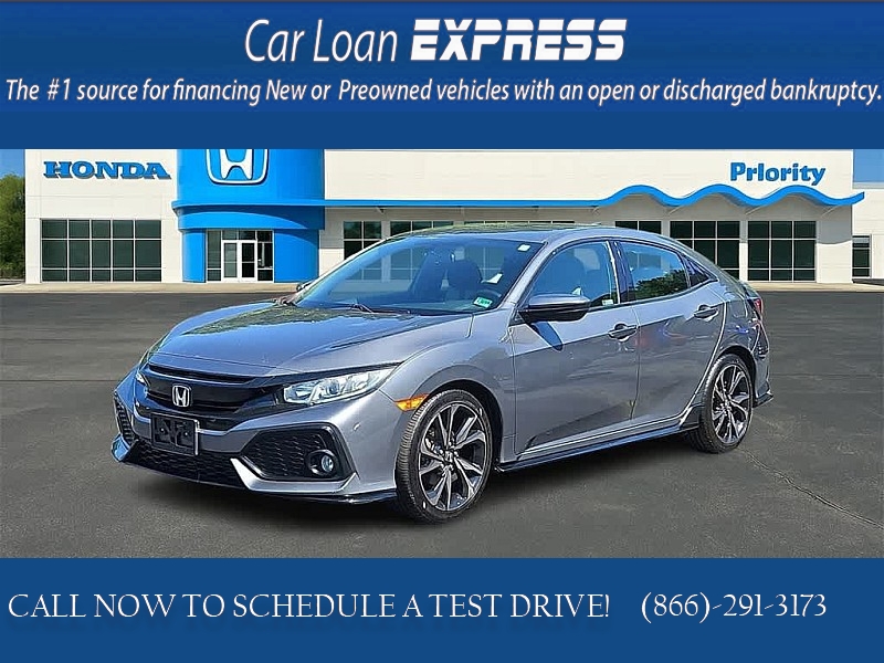 Used 2018  Honda Civic Hatchback 4d Sport CVT at CarloanExpress.Com near Hampton, VA