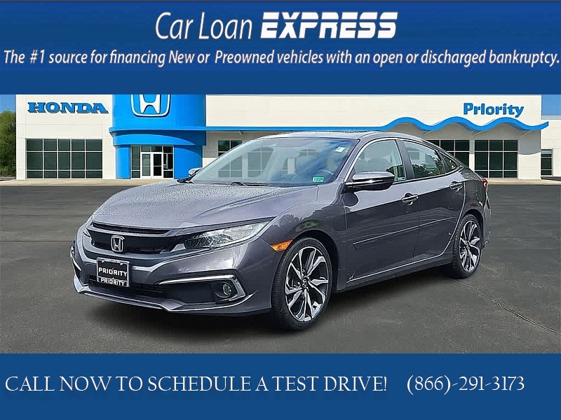 Used 2020  Honda Civic Sedan 4d Touring at CarloanExpress.Com near Hampton, VA