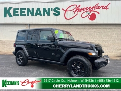  2021 Jeep Wrangler Unlimited Willys 4x4 at Keenan's Cherryland near Holmen&comma; WI