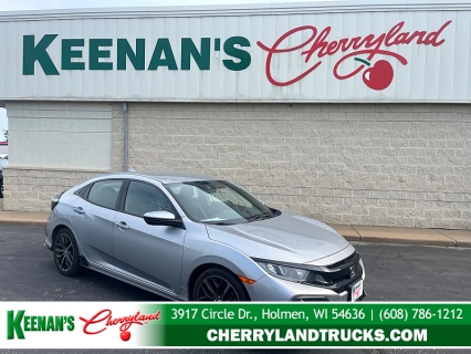 Used 2021 Honda Civic Hatchback Sport CVT at Keenan's Cherryland near Holmen, WI