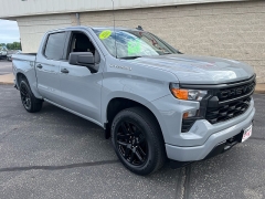 Used 2024  Chevrolet Silverado 1500 4WD Crew Cab 147" Custom at Keenan's Cherryland near Holmen&comma; WI