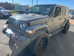 Used 2021  Jeep Wrangler Unlimited Sahara 4x4 at Keenan's Cherryland near Holmen&comma; WI