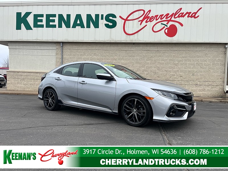 Used 2021  Honda Civic Hatchback Sport CVT at Keenan's Cherryland near Holmen&comma; WI