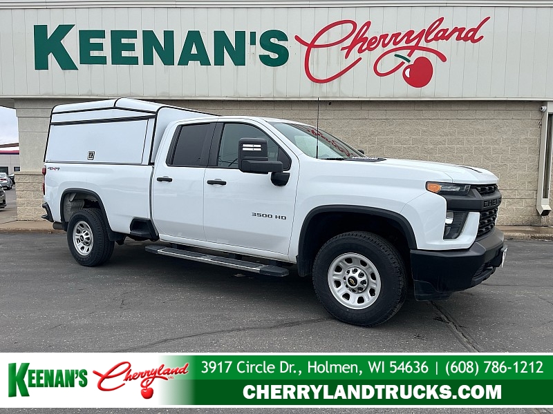 Used 2020  Chevrolet Silverado 3500 4WD Double Cab Work Truck SRW Dsl at Keenan's Cherryland near Holmen&comma; WI