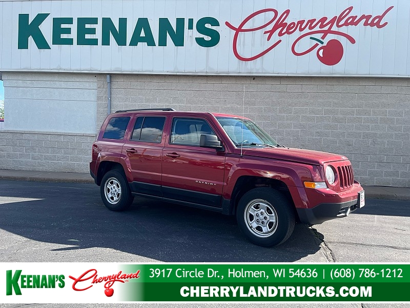 Used 2017  Jeep Patriot 4d SUV 4WD Sport at Keenan's Cherryland near Holmen&comma; WI