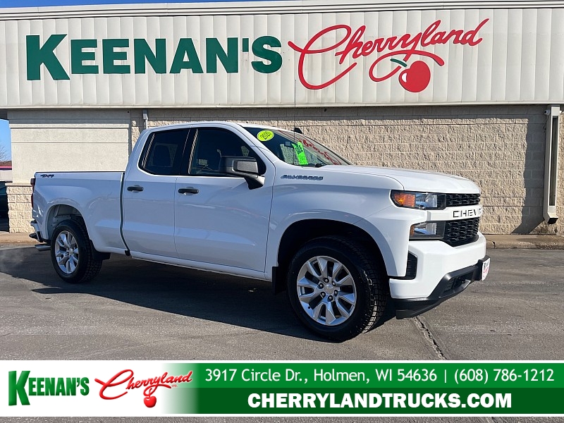 Used 2020  Chevrolet Silverado 1500 4WD Double Cab Custom at Keenan's Cherryland near Holmen&comma; WI