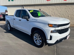 Used 2020  Chevrolet Silverado 1500 4WD Double Cab Custom at Keenan's Cherryland near Holmen&comma; WI
