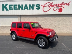Used 2021 Jeep Wrangler Unlimited Sahara 4x4 at Keenan's Cherryland near Holmen, WI