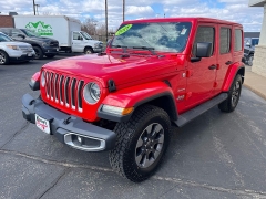 Used 2018  Jeep Wrangler Unlimited 4d SUV 4WD Sahara at Keenan's Cherryland near Holmen&comma; WI