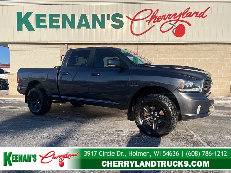 Used 2018  Ram 1500 4WD Crew Cab Sport at Keenan's Cherryland near Holmen&comma; WI