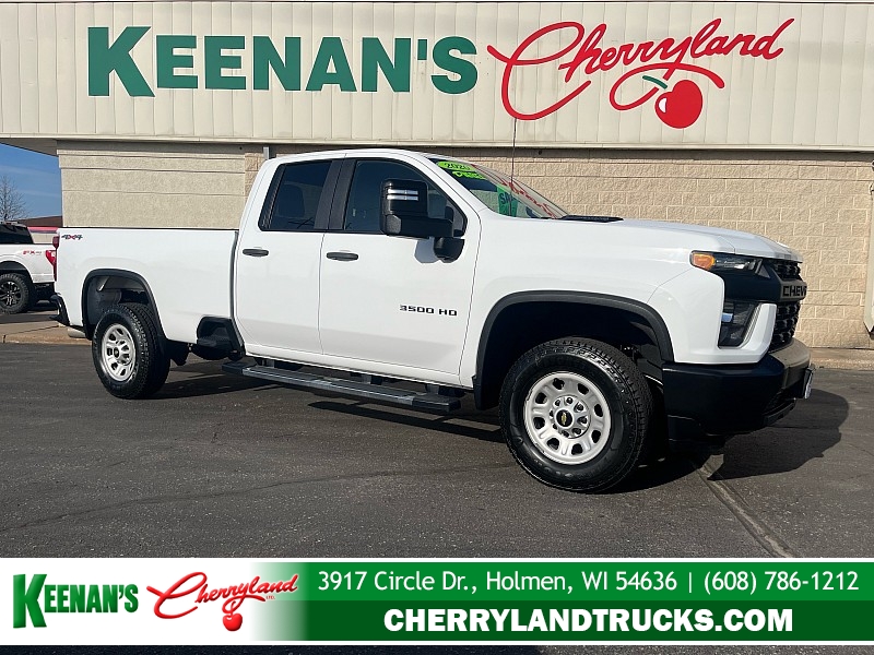 Used 2020  Chevrolet Silverado 3500 4WD Double Cab Work Truck SRW Dsl at Keenan's Cherryland near Holmen&comma; WI