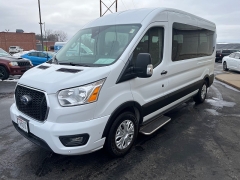 Used 2021  Ford Transit Passenger Wagon T-350 148" Med Roof XLT RWD at Keenan's Cherryland near Holmen&comma; WI