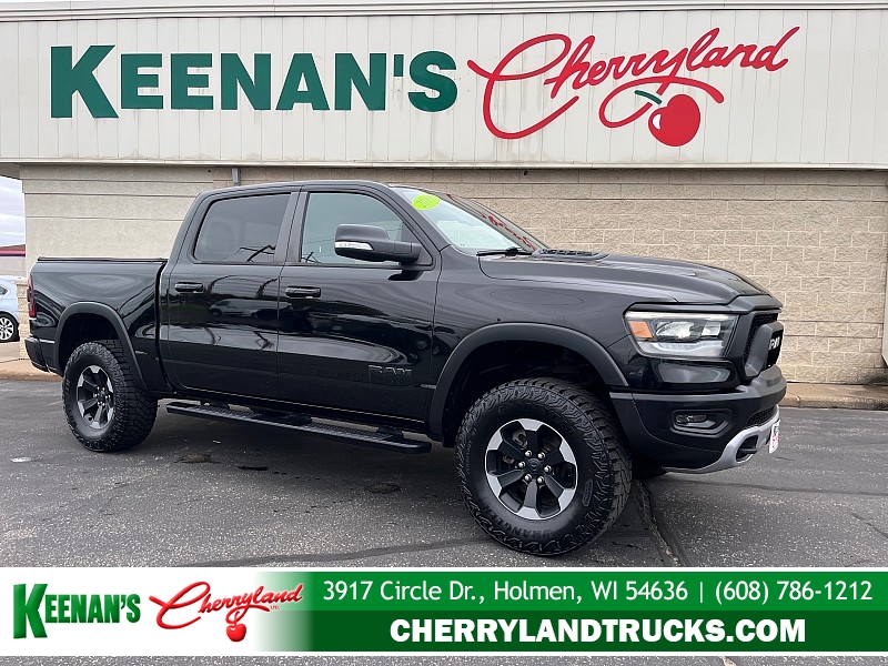 Used 2019  Ram 1500 4WD Crew Cab Rebel at Keenan's Cherryland near Holmen&comma; WI