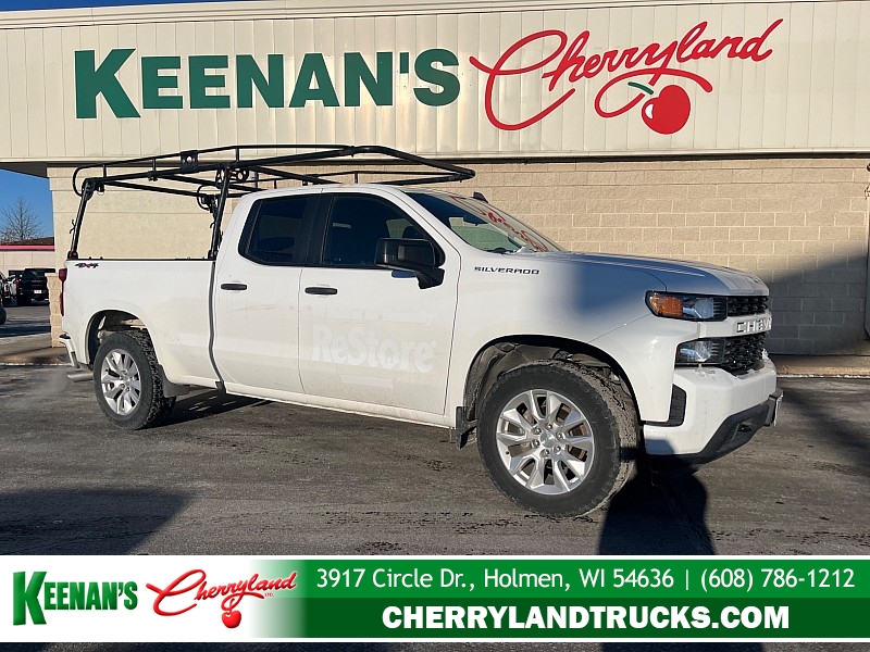 Used 2020  Chevrolet Silverado 1500 4WD Double Cab Custom at Keenan's Cherryland near Holmen&comma; WI