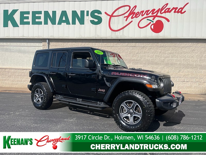 Used 2019  Jeep Wrangler Unlimited 4d SUV 4WD Rubicon at Keenan's Cherryland near Holmen&comma; WI