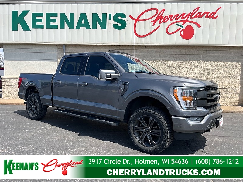Used 2021  Ford F-150 4WD LARIAT SuperCrew 5&period;5' Box at Keenan's Cherryland near Holmen&comma; WI