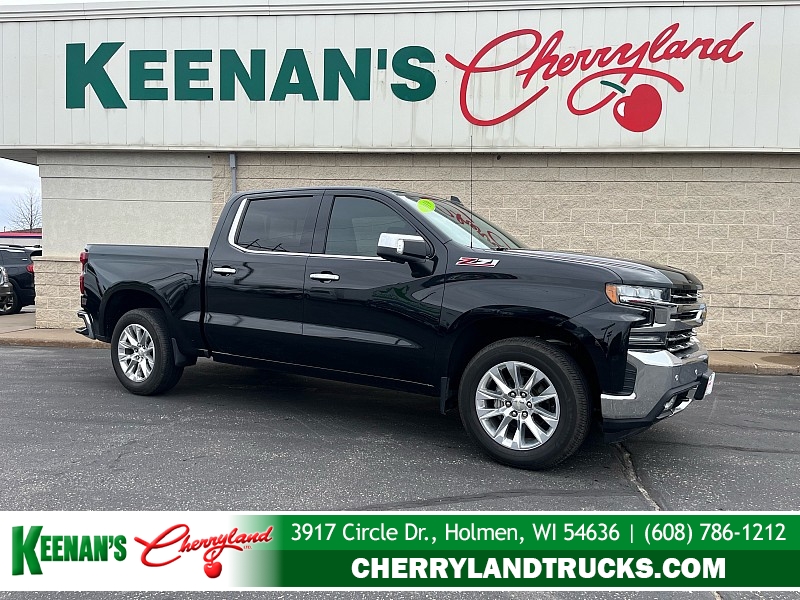 Used 2019  Chevrolet Silverado 1500 4WD Crew Cab LTZ at Keenan's Cherryland near Holmen&comma; WI