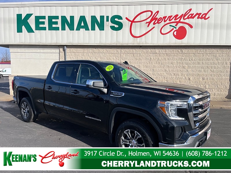 Used 2021  GMC Sierra 1500 4WD Crew Cab 157" SLE at Keenan's Cherryland near Holmen&comma; WI