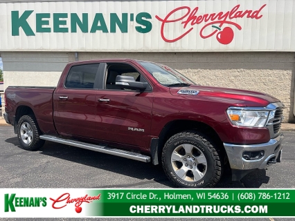 Used 2020 Ram 1500 4WD Crew Cab Big Horn Longbed at Keenan's Cherryland near Holmen, WI