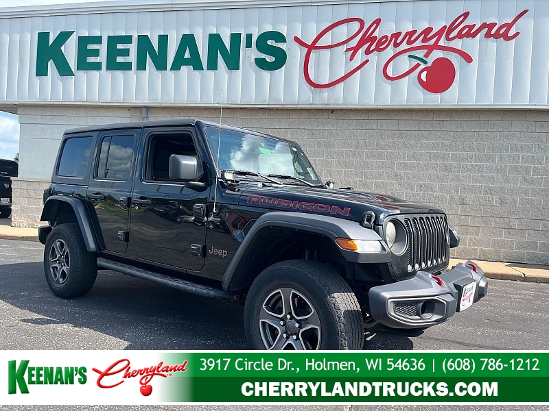 Used 2019  Jeep Wrangler Unlimited 4d SUV 4WD Rubicon at Keenan's Cherryland near Holmen&comma; WI