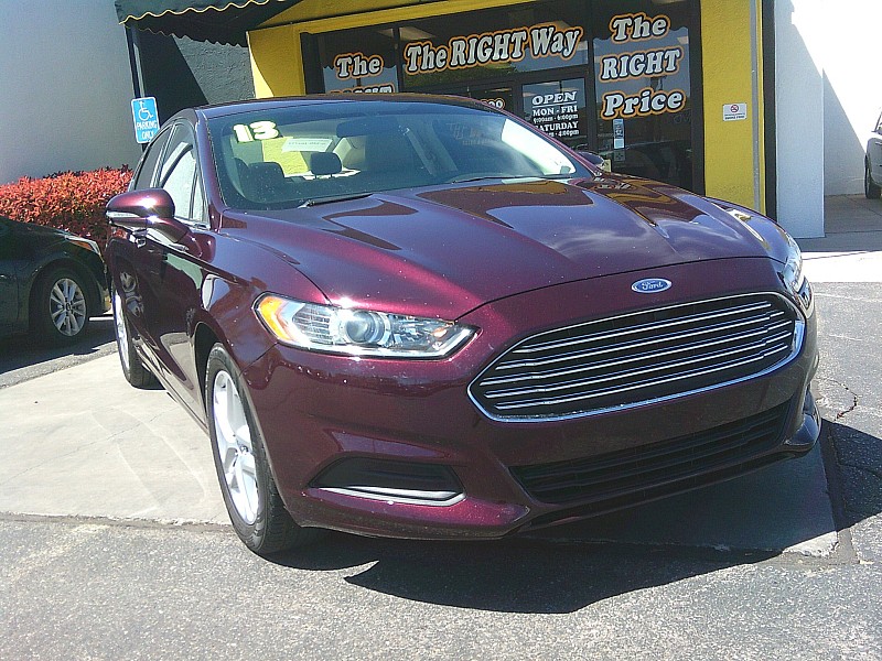 Used 2013  Ford Fusion 4d Sedan SE 1.6L EcoBoost at Right Way Sales and Service near Albuquerque, NM