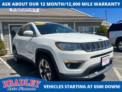  2020 Jeep Compass 4d SUV FWD Limited at Bradley Auto Finance near Hudson&comma; NH