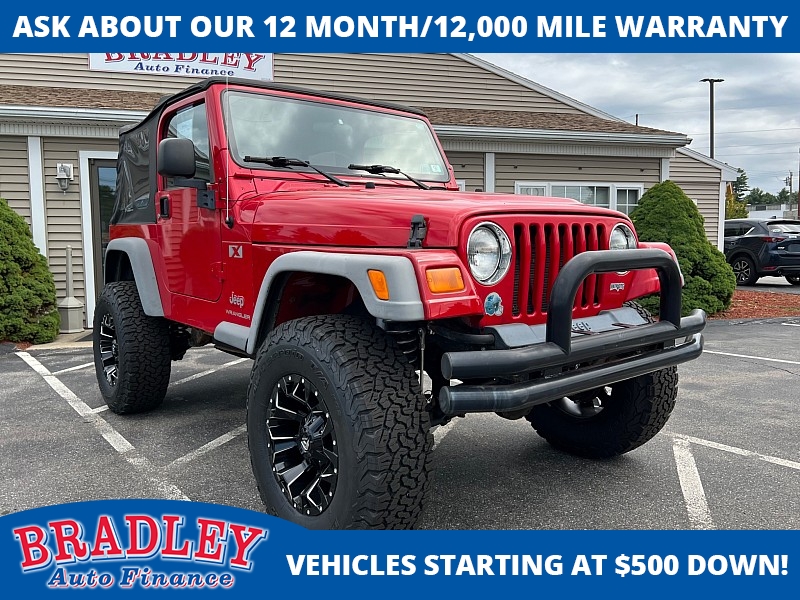 Used 2005  Jeep Wrangler 2d Convertible X at Bradley Auto Finance near Hudson, NH