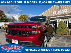 Used 2020 Chevrolet Silverado 1500 4WD Double Cab Custom at Bradley Auto Finance near Hudson, NH