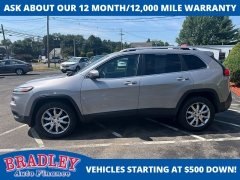 Used 2018 Jeep Cherokee 4d SUV 4WD Limited I4 at Bradley Auto Finance near Hudson, NH