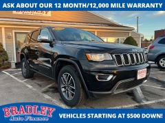Used 2019  Jeep Grand Cherokee 4d SUV 4WD Limited V6 at Bradley Auto Finance near Hudson&comma; NH